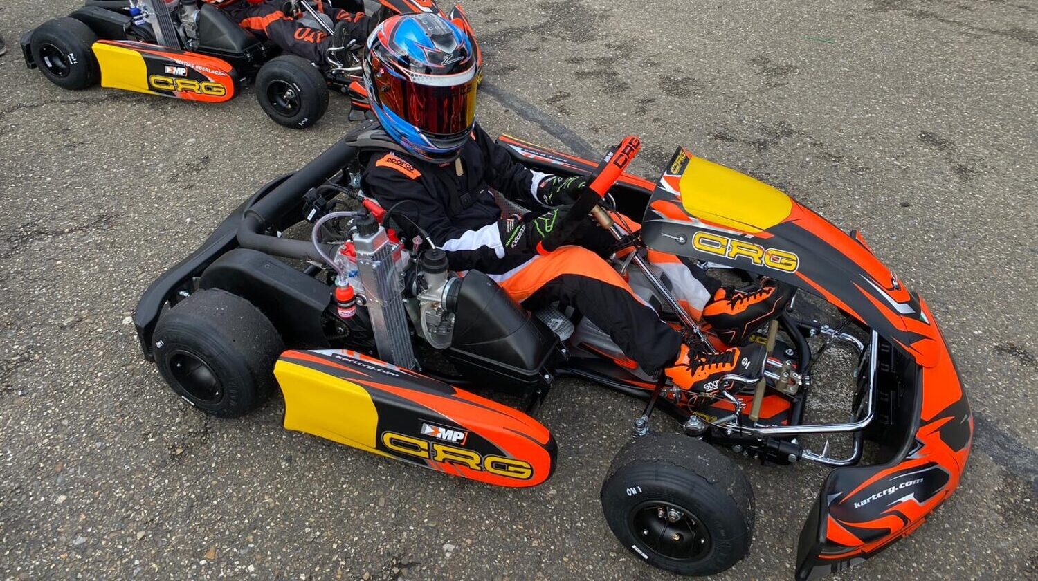 Bruce in CRG Kart MP sports