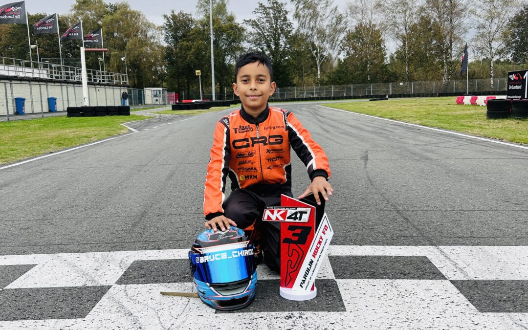 Podiumplaats voor Bruce tijdens laatste NK 4-Takt race van 2024