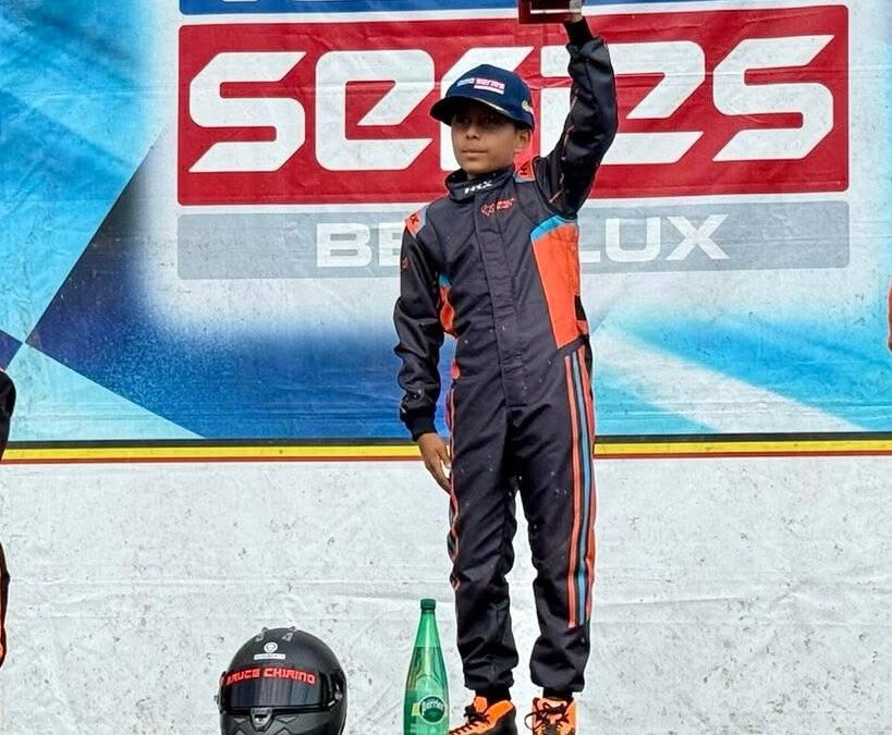 Bruce Chirino wint derde ronde van de IAME Benelux Series in Genk: “Bruce the Brave” pakt opnieuw drie keer P1